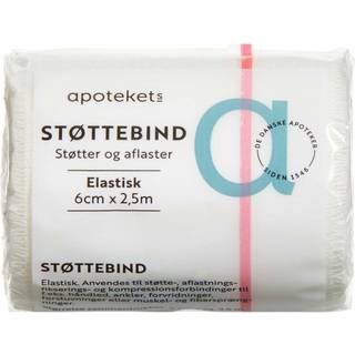 Apotekets Støttebind Elastisk 6 cm x 2,5 m