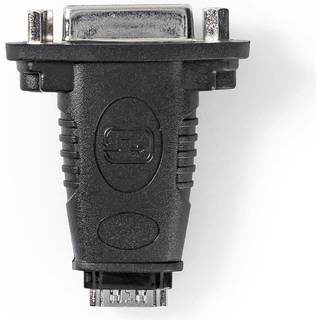 Nedis HDMI™ Adapter | HDMI™ Input | DVI-D 24+1-Pins Hun | Nikkelplateret | Lige | ABS | Sort | 1 stk. | Box