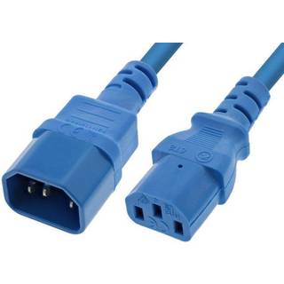 Strømforsyning forlænger kabel - 2 m - Blå