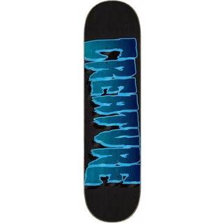 Creature Outline Logo Skateboard Deck (Sort/Blå/Teal)
