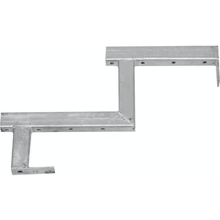 HORTUS galvaniseret trappevange 2-trin