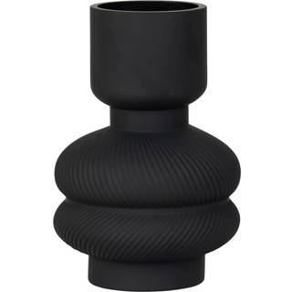 Vase, sort glas