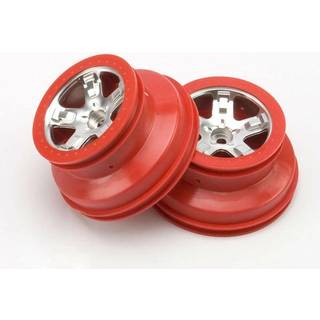 Traxxas 5874A Wheels 2.2/3.0" Red 2WD Front (2)