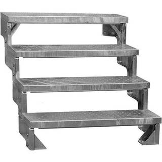 DOLLE Gardentop terrassetrappe med hultrin - 4 trin