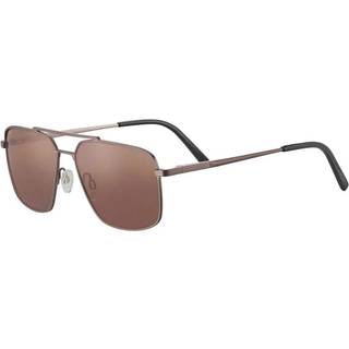 Serengeti Aitkin Polarized SS554001 56 Solbriller Mænd Brun - Brushed Bronze Brown - 56mm