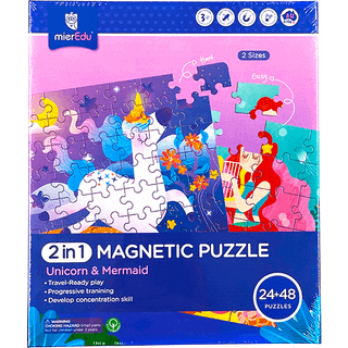 2 i 1 Magnetisk puslespil fra mieredu - Eventyr