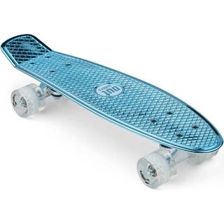 ET Toys Outsiders - Chrome Edition Retro Skateboard Blue