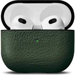 Woolnut AirPods 3 Leather Case Green