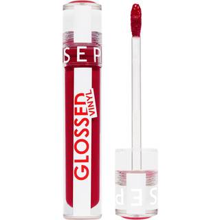 Sephora Collection - Glossed Vinyl - Intense Lip Lacquer - Glossed Vinyl-21 06 All-power Red - For Women - Lyserød