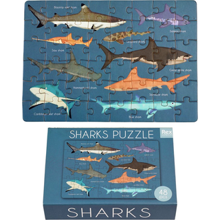 Rex London Puslespil Sharks 48 brikker