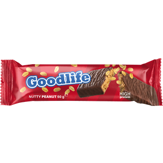 Goodlife Proteinbar, 50 g (Nutty Peanut)