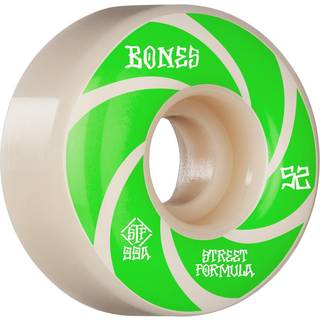 Bones Wheels Skateboard Hjul Patterns STF 99A 52mm White V1 Standard 4-pak