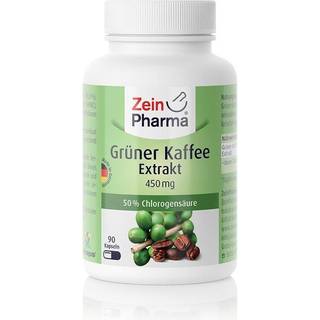 Grøn kaffebønneekstrakt, 450 mg - 90 kapsler