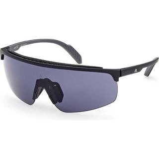 Adidas Sport Mand SP0044 02A Solbriller Injiceret Sort-opaque Grå Maske Normal