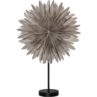 Star Trading - Christmas Star - Star til fods vinter - beige - 60 cm
