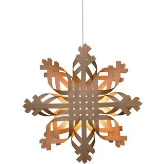 Papirstjerne 50 cm - Brun