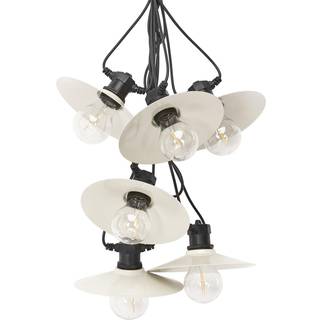 PR Home Donna Lyssløjfe 6 LED-pærer Beige 7,2m IP44 1898018