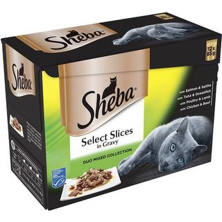 Sheba Delikatesse i gelé fjerkræ varianter multipak 66.62 DKK/1 kg