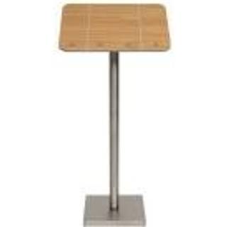 Securit Menu Stander 113.7x54.2x36.7cm i teak og rustfrit stål