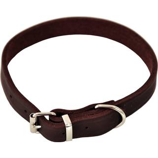 Dogman Halsbånd læder 22mmx55cm brun
