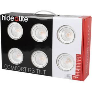 Hide-a-Lite Comfort G3 Tilt Downlight Hvid, pakke med 6 stk 2700 K