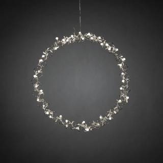 Krans 40 LED 45 cm - Sølvfarvet