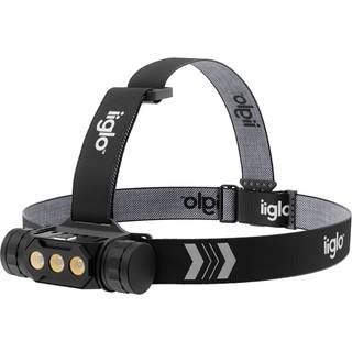 iiglo pandelampe 2.000 lumen, 18650 batteri