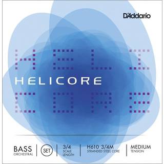 Daddario H610-3/4M Helicore Bass 3/4 Medium Tension