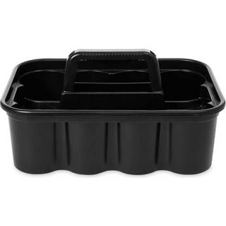 Rubbermaid Commercial Products Deluxe Carry Caddy til take-out kaffe/læskedrikke Postkammerater/Uber spiser/madlevering Rengøringsprodukter Sport
