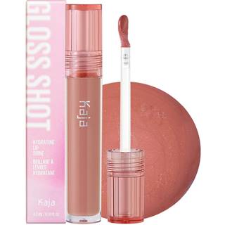 Kaja Lip Gloss - Gloss Shot | Med jojoba olie tonet skimmer fugtgivende ikke-sticky juicy nøgen plumper ser læber 03 honning dryp 0,14 fl oz