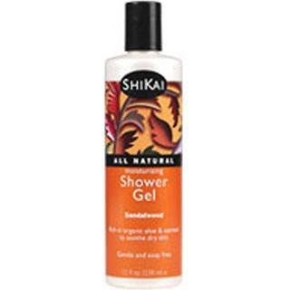 Shikai Daily Moisturizing Shower Gel (Sandalwood 1 Gallon) | Med Hydrating Aloe Vera & havregryn | Duftende kropsvask til tør hudaflastning
