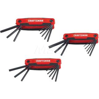 Craftsman Hex Key Set 25-Key 3 Pack Folding (CMHT26004)