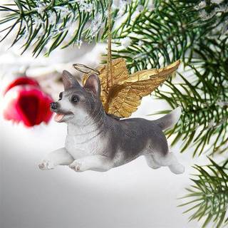 Angel Siberian Husky Ornament
