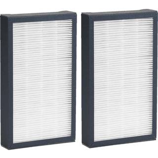 GermGuardian FLT4100 HEPA-udskiftningsfilter E (2-pak) til AC4100/AC4150-serien - Kulstof + HEPA, fanger 99% af støv og allergener