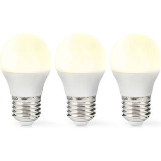 LED Pære E27 | G45 | 5W | 470 lm | 2700 K | Varm Hvid | 3 stk.