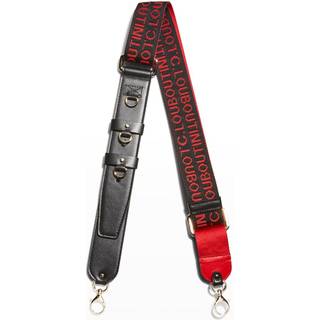 Christian Louboutin Leather-trimmed shoulder strap - multicoloured - One Size