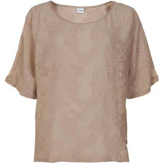 IN FRONT Fine Bluse, Farve: Sand, Størrelse: S, Dame