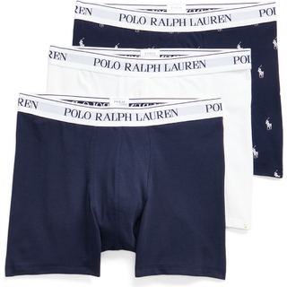 Polo Ralph Lauren 3-Pack Boxer Brief Navy/White/Navy Pony