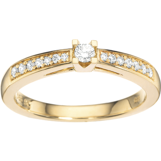 Klepatra Queen Ring 0,15 ct. i 14 Karat Guld fra Scrouples
