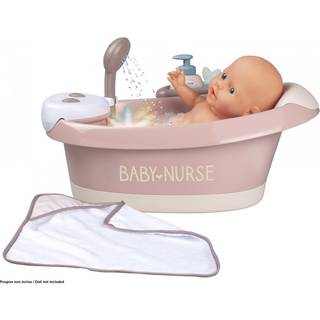 Smoby Baby Nurse badekar med lys til dukke op til 42 cm