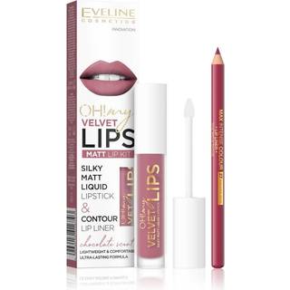 Eveline Cosmetics OH! my LIPS Velvet Læbesæt 13 Brownie Biscotti 1 stk. - 1 stk.