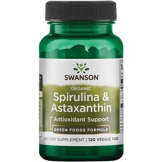Spirulina & Astaxanthin, økologiske - 120 vegetabilske tabletter