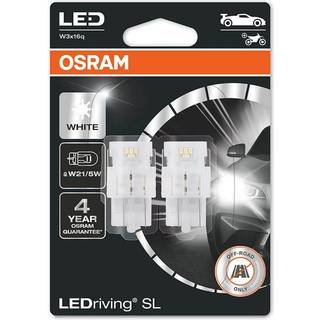 Osram LED Pære Rød W21-5W - 2 stk.