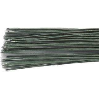 Grøn Blomstertråd 20 gauge, 20 stk - Culpitt