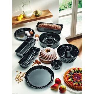 Riess Brotbackform Emaille Schwarz 35cm