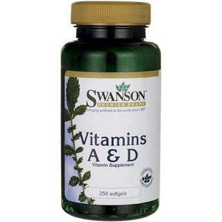 Vitamin A og D - 250 bløde kapsler