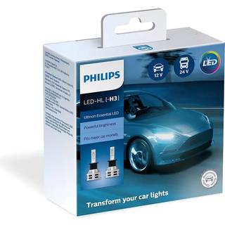 Philips Ultinon Essential LED H3 6500K Kompakt design med bedre pasform 11336UE2X2