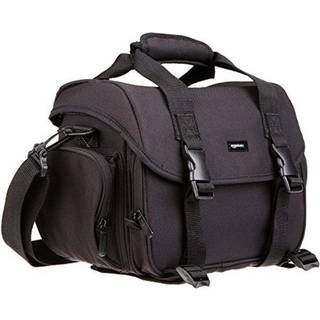 Amazon Basics store DSLR -gadget -taske sort med gr? interi?r