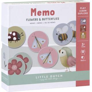 Little Dutch, Huskespil - Karton, Flowers & Butterflies, Multifarvet