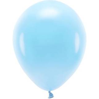 10 stk. Økologiske balloner himmelblå 12" - Biologisk nedbrydelig festdekoration